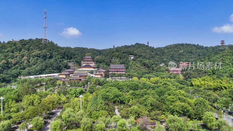 航拍鄂州西山4A景区