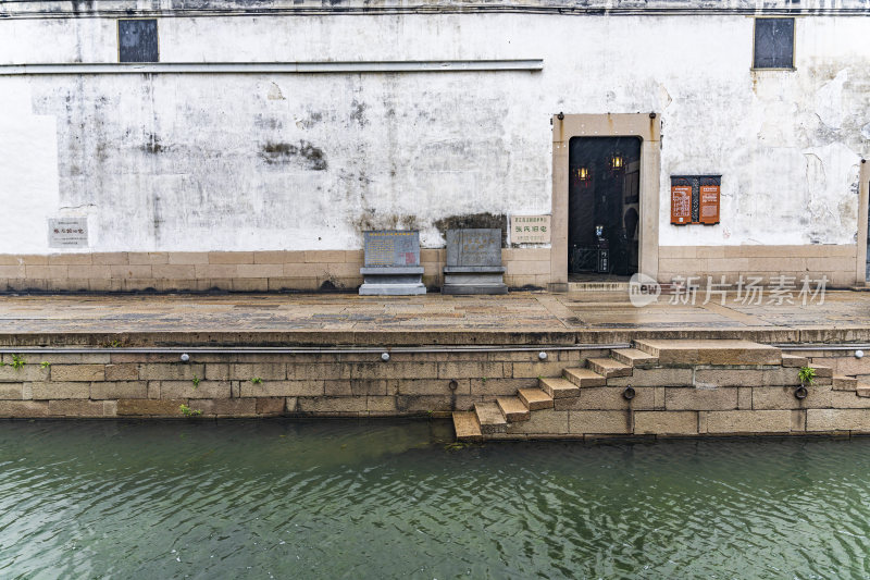 浙江湖州南浔古镇江南水乡风景