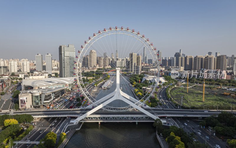 天津地标建筑天津之眼摩天轮