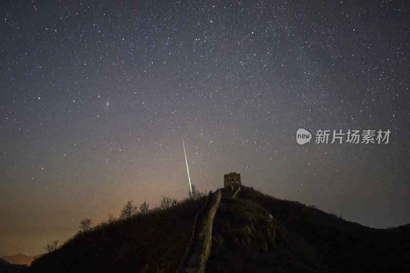 中国长城建筑风光宣传片日出日落光影细节