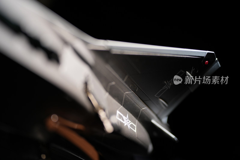 黑色金属质感科技产品特写
