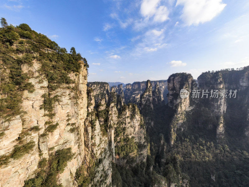 湖南张家界武陵源5A景区航拍摄影图