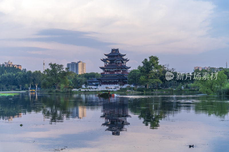 武汉武昌区紫阳公园风景