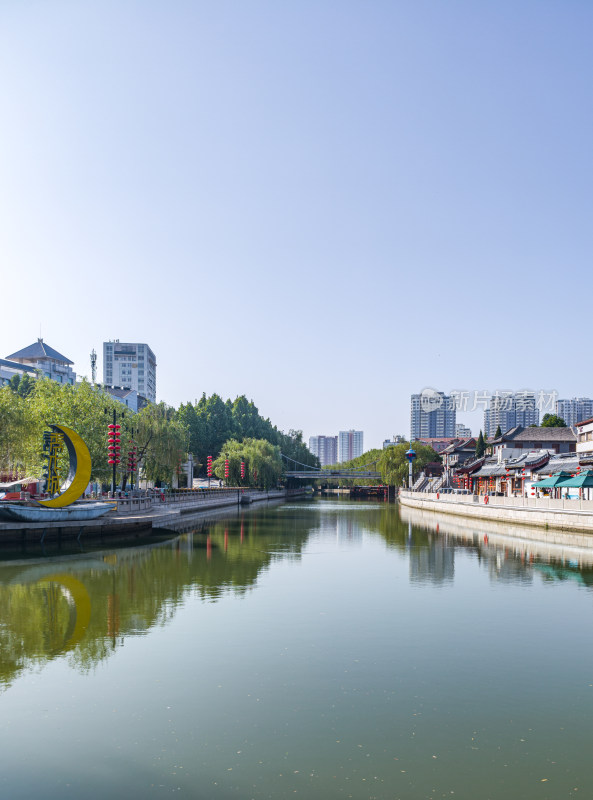 山东济宁古运河东大寺竹竿巷景观