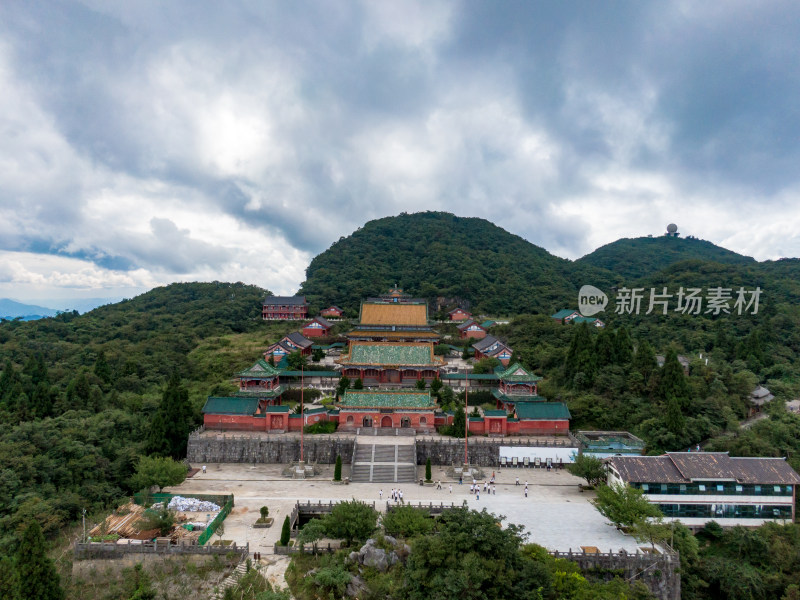 湖南张家界天门山 A景区航拍