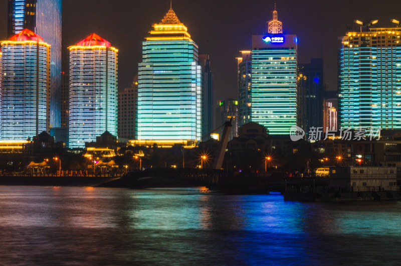 青岛市中心城市夜景