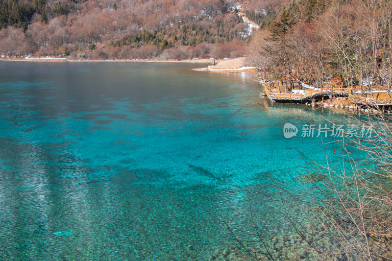 九寨沟湖泊风光