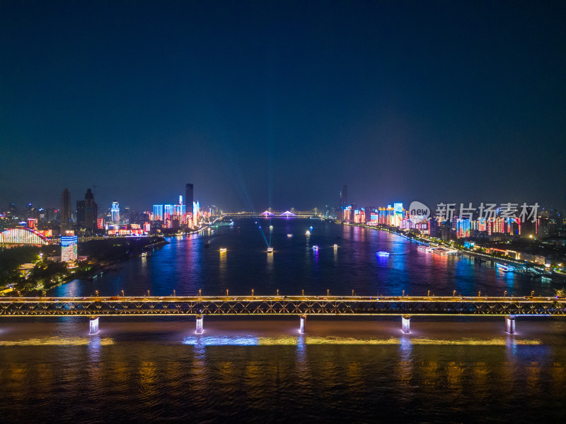 湖北武汉城市夜景