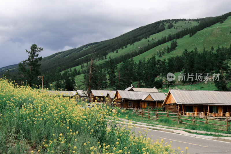 阿勒泰地区喀纳斯木屋