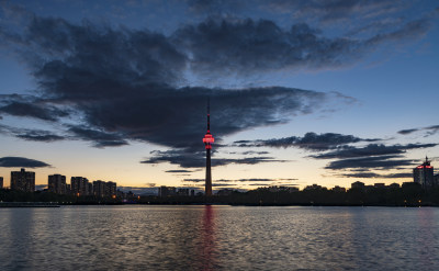 北京玉渊潭夜景