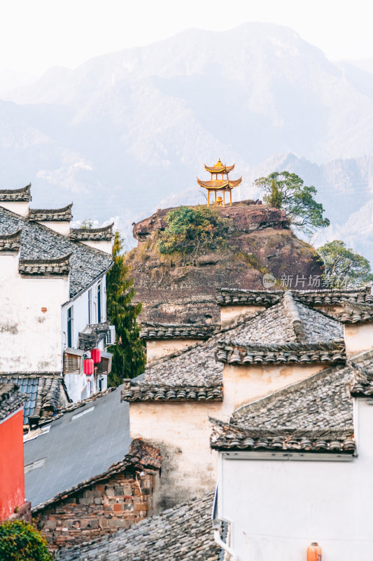 黄山市齐云山景区山顶自然风光