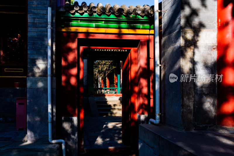 北京北海公园阳光静憩轩的光影-DSC_8777