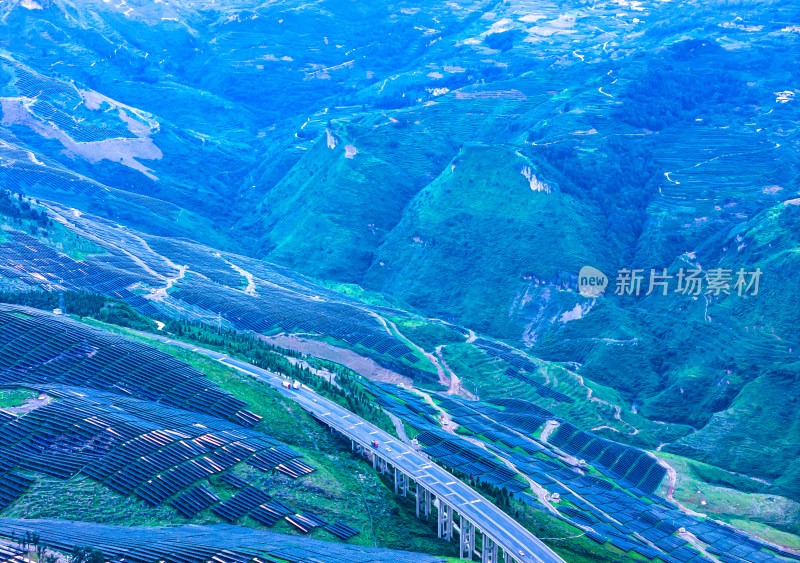 贵州山地光伏喀斯特地貌