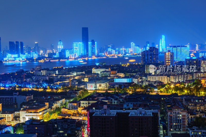 武汉城市风光夜景