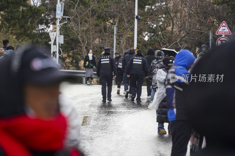 威海高区海岸警察火炬八街巡逻执勤