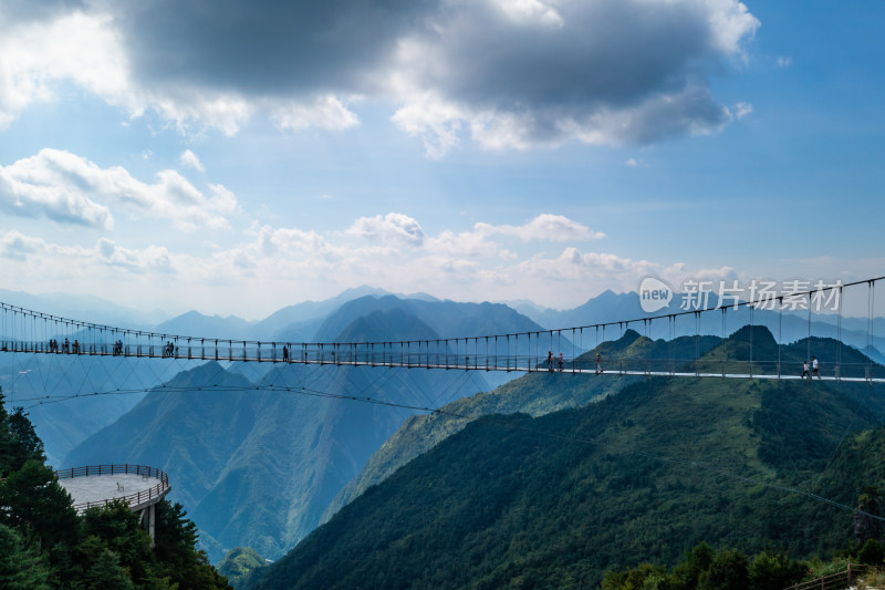 达州市万源八台山旅游景区风光