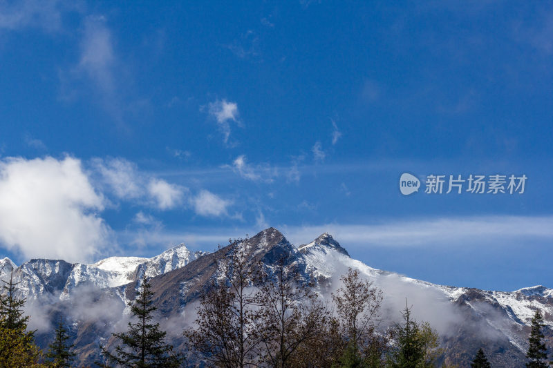 高原雪山达古冰川