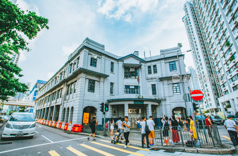 香港九龙城区城市风光