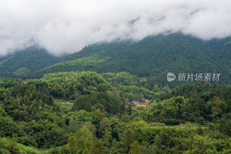 浙江丽水云和梯田景区风光