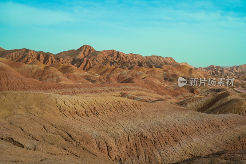 甘肃张掖七彩丹霞风景