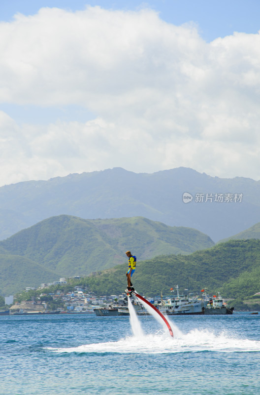 越南芽庄珍珠岛海上水上飞行器游玩项目