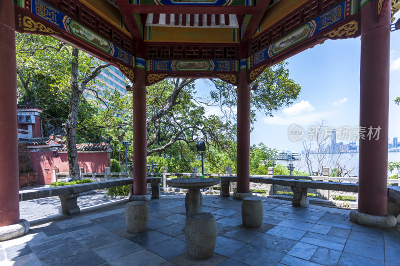 武汉汉阳晴川阁古建筑风景