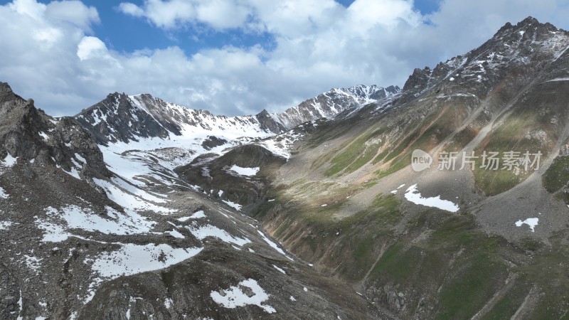 雪山航拍