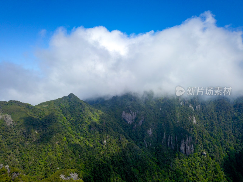 高黎贡山山峰航拍