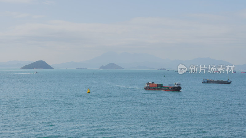 香港海洋海域海岛海上运输