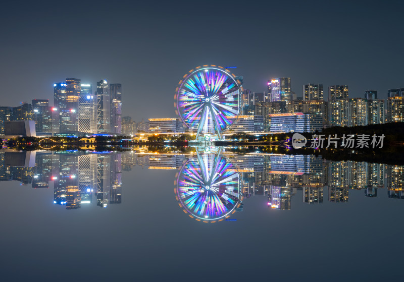 深圳欢乐港湾摩天轮夜景