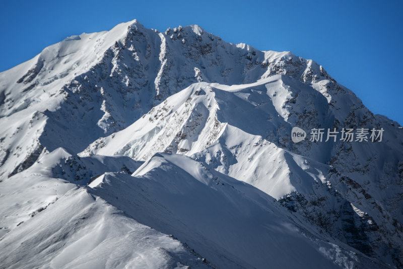 希夏邦马雪山特写