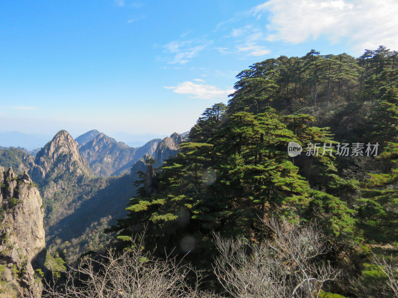 中国安徽黄山旅游风光