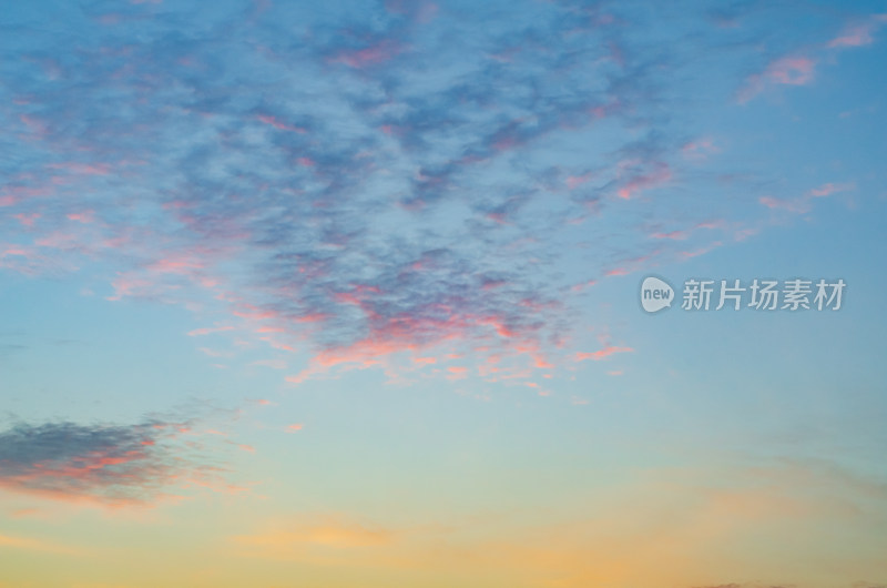 夕阳晚霞天空素材背景图