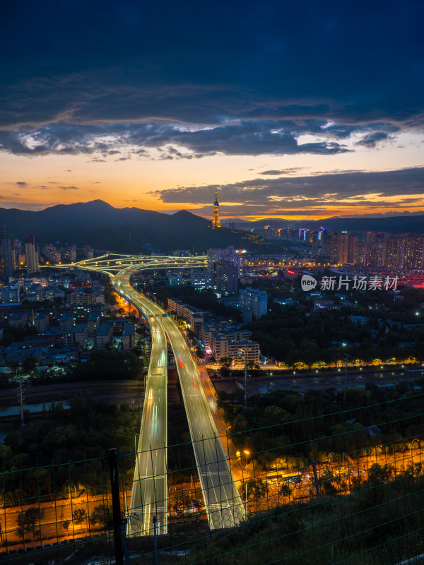 西宁市夜景