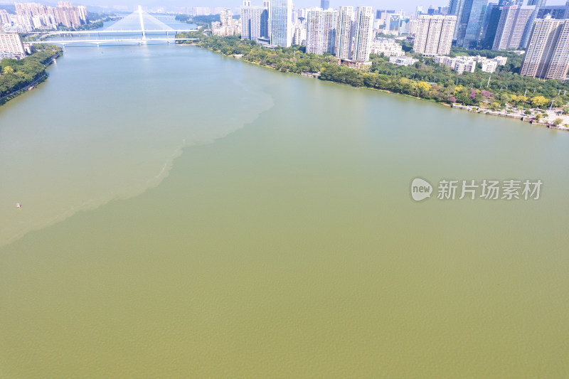 广东惠州城市风光航拍摄影图