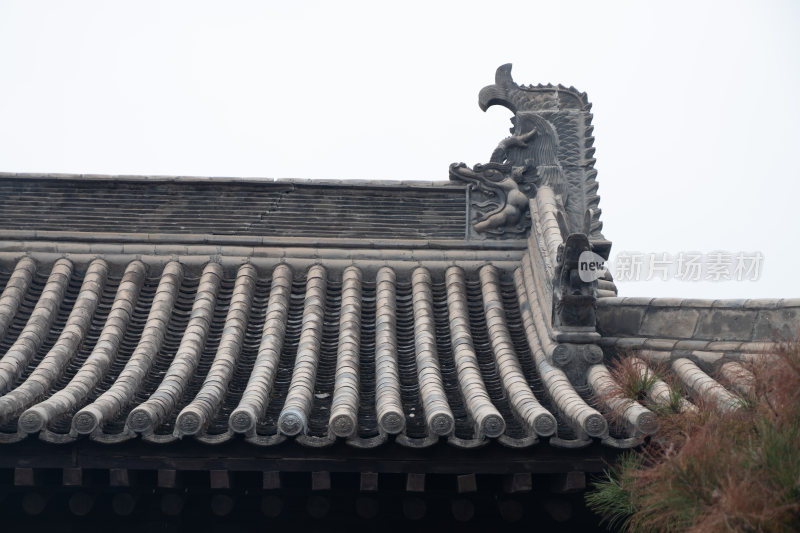 山西大同华严寺屋顶装饰