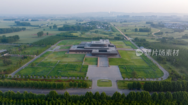 洛阳偃师二里头夏都遗址博物馆航拍