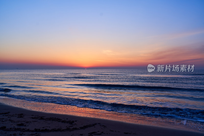 海边日出朝霞风光