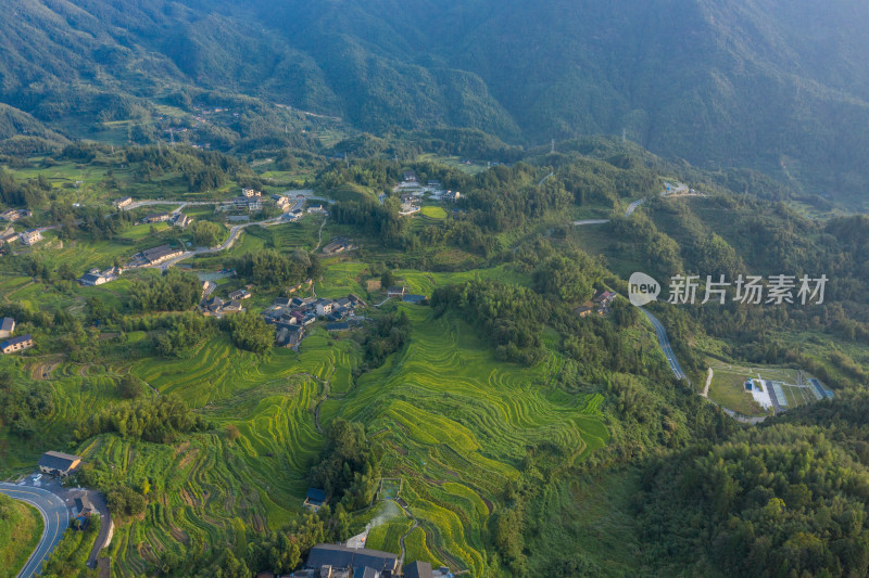 云和梯田景区风光航拍