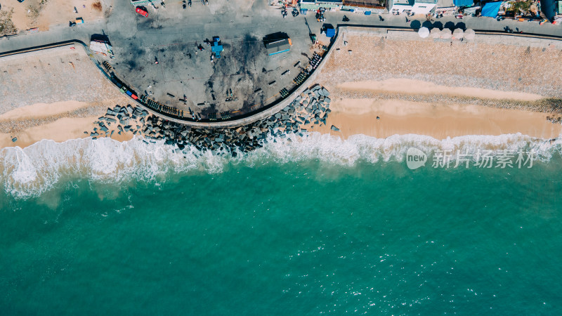 礁石海滩大海海边