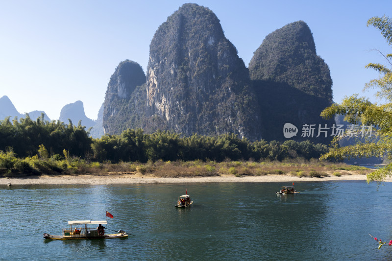 桂林阳朔漓江山水风光