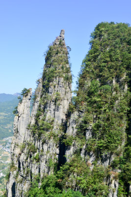 美丽湖北5A恩施大峡谷景区旅游景色景物