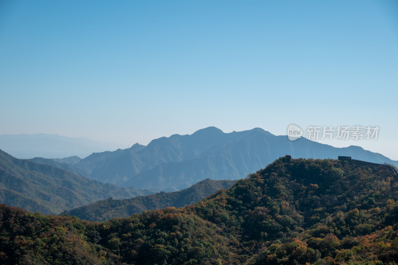 北京，慕田峪长城秋景