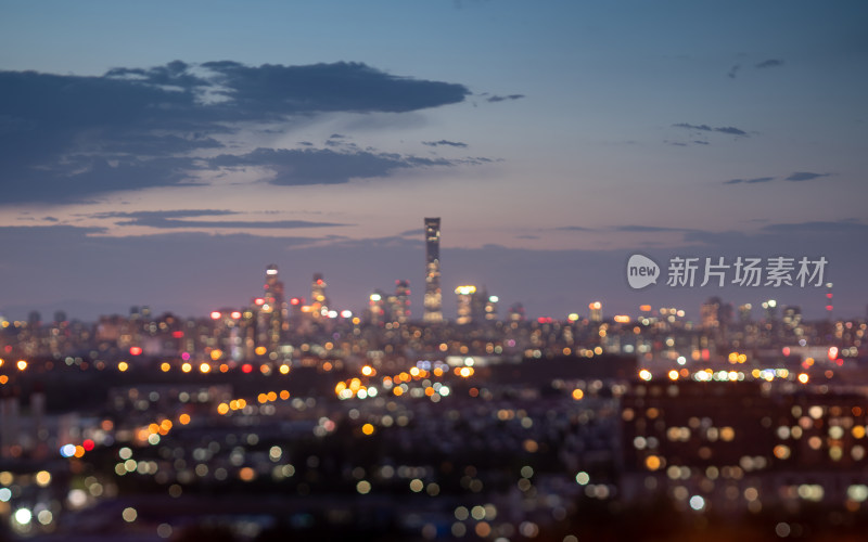 北京国贸CBD夜景