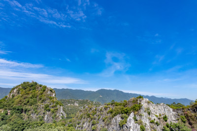 广东肇庆七星山景区航拍摄影图