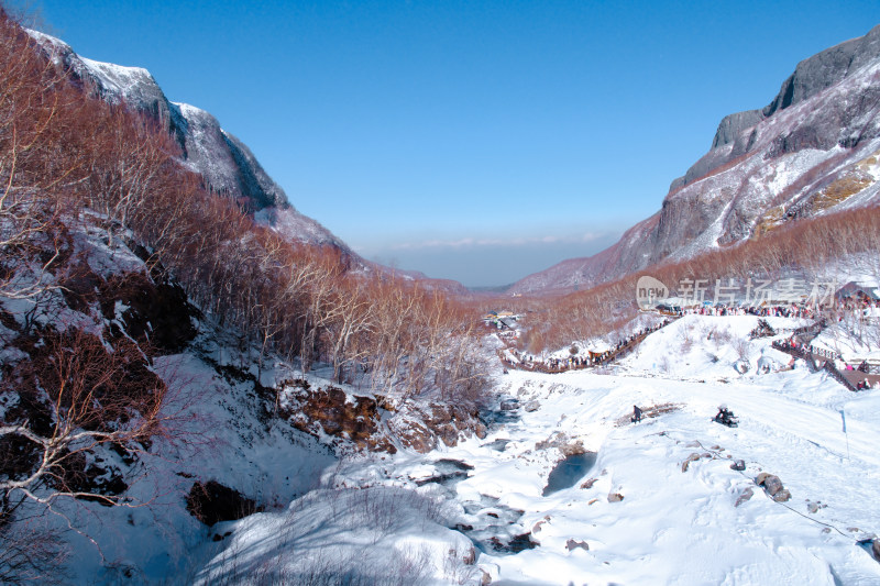 长白山雪山风景