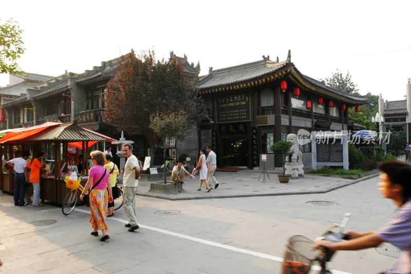 西安书院门古文化街浓郁的古风