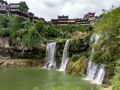 湖南湘西芙蓉镇4A景区