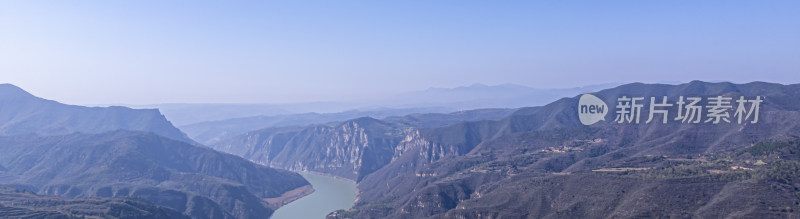 河南丹霞景区自然风光航拍摄影配图