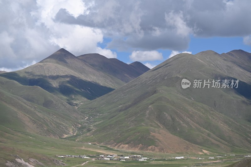 纳木错途中的风景